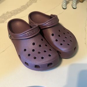 Purple crocs 6 men’s, 8 women’s